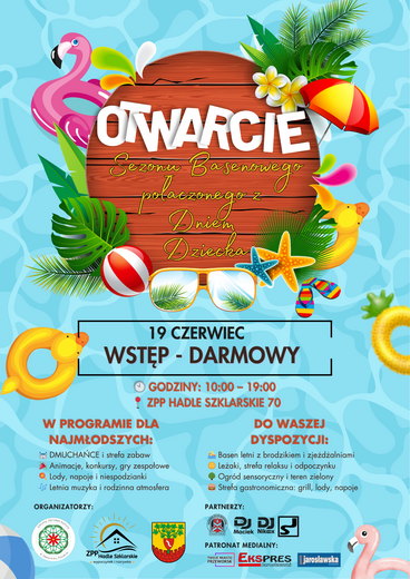Otwarcie Sezonu Basenowego połączone z Dniem Dziecka w Zespole Pałacowo-Parkowym