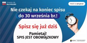 Read more about the article Narodowy Spis Powszechny 2021 – Ważna informacja