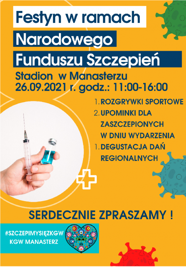 Read more about the article Szczepienie od 10:00 do 16:00
