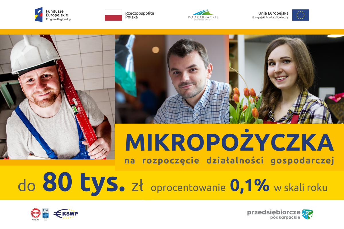 Read more about the article Mikropożyczka na rozpoczęcie działalności gospodarczej – podkarpackie