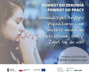 Read more about the article „Powrót do zdrowia – powrót do pracy” po kryzysie psychicznym