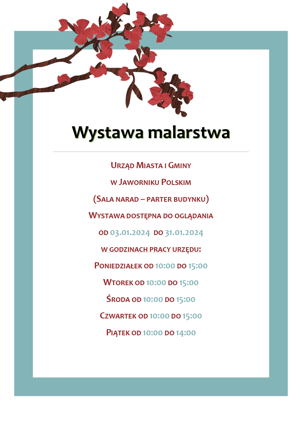 Read more about the article Wystawa malarstwa
